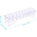 Rectangular Plastic Blade Organizer for 10 Blades Clipper Comb Holder Storage Case Rack 10 Grid Base for Hair Clipper Limit Comb Guide Comb Storage Organizer - Buy Online on GoSupps.com