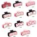 xbiez Valentine's Day Hair Clips Large Heart Hair Claw Clip Non-Slip Cute Strong Hold Catch Barrettes Hair Styling Tool A30 - Buy Online on GoSupps.com