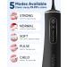MySmile Water Dental Flosser - Cordless Oral Irrigator with 5 Cleaning Modes | 4 Replaceable Jet Tips | USB Rechargeable | IPX7 Waterproof - Teeth Cleaning Tool with PU Bag - Buy Online on GoSupps.com