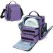 Sac Pour Vernis Semi Permanent Sac de rangement for vernis ongles sac d'huile essentielle Kit de soins cosm tiques portables for la peau bo te de rangement for outils de soins des ongles Double Purple - Buy Online on GoSupps.com
