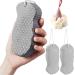 MLSMILE Homezo Exfoliating Sponge  Magic Bath Super Soft Sponge for Shower  Body Wash Exfoliate Remover Dead Skin Women and Men (Grey)  Multicolor