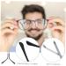 Ohphcall Universal Glasses Frame Replacement Accessories - Metal Glasses Arm for Short-Sighted Sunglasses - Silver 13.6x0.6cm - Buy Online on GoSupps.com