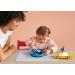 Mepal Toddler Learning Plate - BPA Free & Dishwasher Safe Children's Dishes in Deep Turquoise | International Shipping Available - Buy Online on GoSupps.com
