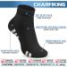 Charmking Compression Stockings for Men & Women - Enhance Blood Circulation 15-20 mmHg Ideal for Running & Cycling (L-XL Black/White) - Buy Online on GoSupps.com