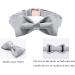 Lionet Paw's Comfortable Silk Gray Dog Collar with Removable Fly - XS for Puppies & Cats (Neck 20-30cm) | International Shipping - Buy Online on GoSupps.com