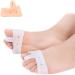 Silicone Toe Separator Spacers for Athletes - Hallux Valgus Correctors & Bunion Relief - Toe Stretcher for Overlapping Toes - Skin Color - Buy Online on GoSupps.com