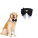 Hacraho formal pet fly collar 1 piece of white tux dog fly adjustable pet costume collar with fly for dog cats wedding birthday neck circumference 28.98-30.98 '' medium-sized dogs xl medium-sized dogs