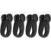 Acupressure Relax Clip Set - 4 Adjustable Flower-Shaped Clips for Migraine Relief - Black - Buy Online on GoSupps.com