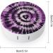 Buy Purple Tie Dye Contact Lens Case | Travel Lens Care Box - Durable & Stylish - Buy Online on GoSupps.com
