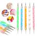 DIY Glitter Nail Rhinestones Set - Nail Art Kit with Dotting Tool, Water Transfer Sticker, Decal, Tape Striping, Sanding File - Beauty Accessories for Nails (Style 2) - Buy Online on GoSupps.com