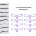 Sonew 8pcs Eyebrow Stencil Reusable Eyebrow Template Three Dimensional Eyebrow Shaping Kit Reusable Eyebrow Stencil with Handle and Strap - Buy Online on GoSupps.com