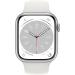 Apple Watch Series 8 GPS 45mm Smart Watch - Silver Aluminum Case with White Sport Band | Fitness Tracker, Blood Oxygen & ECG Apps, Always-On Retina Display | Water Resistant 45mm M/L - Buy Online on GoSupps.com