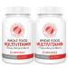 Silver Fern Whole Food Daily Multi Vitamin w/Trace Mineral Blend Supplement - 2 Bottles - 60 Vegicaps Each - 60 Day Supply - Natural Non-GMO Vegan Multivitamin for Men & Women - Zero Synthetics