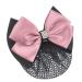 Bowknot Snood Net Net Hair Clip Net Hair Clip Barrette Hairnet Ladies Hair Pin Bowtie Barrette Hair Clip Snood Net Pink