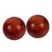Minkissy 4 pieces of hand training balls wooden balls tinker Chinese health balls Chinese balls fidgeting toys handball balls handballs handle bamboo massage 5*5cmx2pcs such as shown