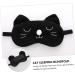 Beaupretty 2 Pcs Cartoon Animal Sleep Masks - Cat & Panda Travel Blindfolds for Men & Women | Comfortable Eye Masks for Sleep & Relaxation - Buy Online on GoSupps.com