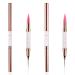 YUXIANLB 2PCS Dual End Rhinestones Dotting Pen Rhinestone Picking Pencil for Nail Art Crystals Gems Beads Rhinestones Picker Nail Art Tool DIY At Home Salon(Rose Gold)