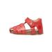 Falcotto Alby-Closed Toe Fisherman Leather Sandals 4 UK Child Red Rosso 0h05