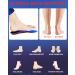 Plantar Fasciitis Relief Insoles - Arch Support for Men & Women - Orthotic Inserts for Flat Feet, High Arch, Foot Pain - Gel Shoe Insoles for Running Athletic Shoes - Boot Work Shoe Insert - Blue (Men 6.5-10/Women 8.5-10.5) - Buy Online on GoSupps.com