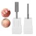 2pcs Tungsten Steel Nail Drill Bits - Cuticle Remover Diamond Bits for Manicure Pedicure - Buy Online on GoSupps.com