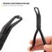Gomake Microlinks Hair Extensions Kit with Hair Extension Closer and Removal Pliers - 200PCS Black Micro Beads, Pulling Hook, and Loop Tool for Silicone Rings - Buy Online on GoSupps.com