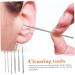 SEWOART 3 Sets Stainless Steel Ear Pick & Face Scraper Tool Set for Earwax Removal and Cleaning - Buy Online on GoSupps.com