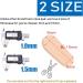 12 Pairs Soft Foam Self-Adhesive Anti-Slip Nose Pads for Glasses & Sunglasses - Thin 1.0mm Black - Buy Online on GoSupps.com