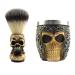 Beaupretty 1 Set Skull Beard Brush Badger Hair Beard Brush Shaving Tool Brush Beard Brush with Bowl Salon Brush Tool Shaving Brush for Men Beard Brush for Men Beard Brush Tool Beard brush bowl A