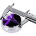 Beautiful Flowers Mini Round Pill Box - 3 Compartment Travel Organizer | Portable Medication Case for Home & Office - Buy Online on GoSupps.com