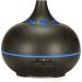 Essential Oil Diffuser 150ml - Wood Grain Cool Mist Humidifier for Aromatherapy 7 Color LED Lights Auto-Off - Perfect for Yoga Spa & Bedroom - Buy Online on GoSupps.com