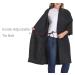 Kimono Style Salon Client Gown - 43 Inch Long (Black) | Hair Salon Smocks Capes - Buy Online on GoSupps.com