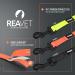 Reavet 10m Neon Orange Dog Leash | Robust Waterproof Training Leash with Padded Handle for Large & Small Dogs - Buy Online on GoSupps.com