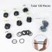 Zcoins Mini Hair Straps for Thin Hair - 100 Pack Black Ponytail Bands for Newborns & Toddlers - 2.5 cm - Buy Online on GoSupps.com