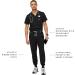 FIGS Tansen Slim Fit Men's Scrub Pants | 5-Pocket Design | 4-Way Stretch | Anti-Wrinkle | Regular Large Black - Buy Online on GoSupps.com