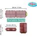 Portable Pill Organizer 2 Pack | Pocket-Sized with 10 Compartments & Sticky Notes | Ideal for Travel & Home Use - Buy Online on GoSupps.com