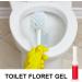Toilet Bowl Cleaner Gel Stamp | Flower Toilet Bowl Cleaning Stamp Stops Limescale and Stains Scent Toilet Cleaner Bowl Gel Stamp Kit Air Freshener Red - Buy Online on GoSupps.com