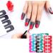 Wansan 6 Pack Nail Protector - Reusable Soft Plastic Shield for Nail Polish Overflow - Random Color - Buy Online on GoSupps.com