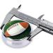 White Rugby Ball Portable Metal Pill Box | Compact 3-Compartment Design for Small Pills | Must-Have Travel Accessory - Buy Online on GoSupps.com