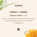 Method Vetiver + Amber Gel Hand Soap 12 oz - Pack of 3 | Biodegradable Formula, Reusable Aluminum Bottle - Buy Online on GoSupps.com