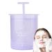 galeyyu Cleanser Foamer | Manual Bubble Foamer Quick Foam | Cleansing Foaming Maker Ergonomic Skincare Facial Cleansing Tool Wash Facial Skin for Travel Purple