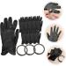 Healeved 1 Set Uv Protection Tape Nail Nail Molding Gel Nail Art Supplies Nail Art Tape Black Nail Building Gel Uv Tape Nail Gel Nail Art Uv Gloves Paper Fingerless Accessories - Buy Online on GoSupps.com
