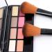 Buy Black Makeup Brush - Soft Fabric Hair & Wood Handle for Beginners & Professionals | Best Powder Grasping Brush - Buy Online on GoSupps.com