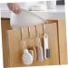 Alipis 4pcs Double Hook Door Hook Glass Shower Door Towel Holder for Kitchen Cabinet Bathroom Supply Jacket - Buy Online on GoSupps.com