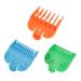 3 Professional Hair Clipper Guards Cutting Guides Fits for Most Wahl Clippers, Color Coded Clipper Combs Replacement - Guard Number: #1/2, #1 and #1 1/2 (Length: 1/16 inch, 1/8 inch and 3/16 inch)