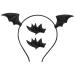Beaupretty Cosplay Bat Headband Halloween Party Headband Bat Wing Headband Bat Hair Clips Costume Headpiece for Halloween