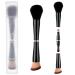 Travel Makeup Brushes with Case 4 in 1 Makeup Brush Set Foundation/Blush Brush Eyeshadow Brush Concealer Brush Dual-Ended Makeup Brush Ideal for Foundation Concealer Eyeshadow