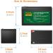 Miady 12V 16Ah Deep Cycle LiFePO4 Battery - 2000 Cycles Maintenance-Free for Golf Cart Boat Solar & UPS - Buy Online on GoSupps.com