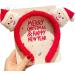 hgnxa Plush Christmas Theme Hairband Festival Photography Hair Accessories for Women Girls Ponytail Anti Slip Headbands Bow Snowman - Buy Online on GoSupps.com