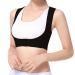 Posture Corrector for Women Men Upper Back Support Straightener Adjustable Posture Correction Belt for Humpback Straight Orthopedic Back Brace for Scoliosis and Kyphosis Black(M)