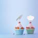 24pcs Chef Cupcake Toppers Cooking Themed Baby Shower Cupcake Decor Cooker Chef Hat Cupcake Toppers Silver Glitter Baking Cake Decorations for Chef Birthday Party Supplies - Buy Online on GoSupps.com